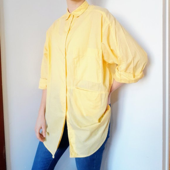 Oversize yellow shirt - Picture 1 of 5